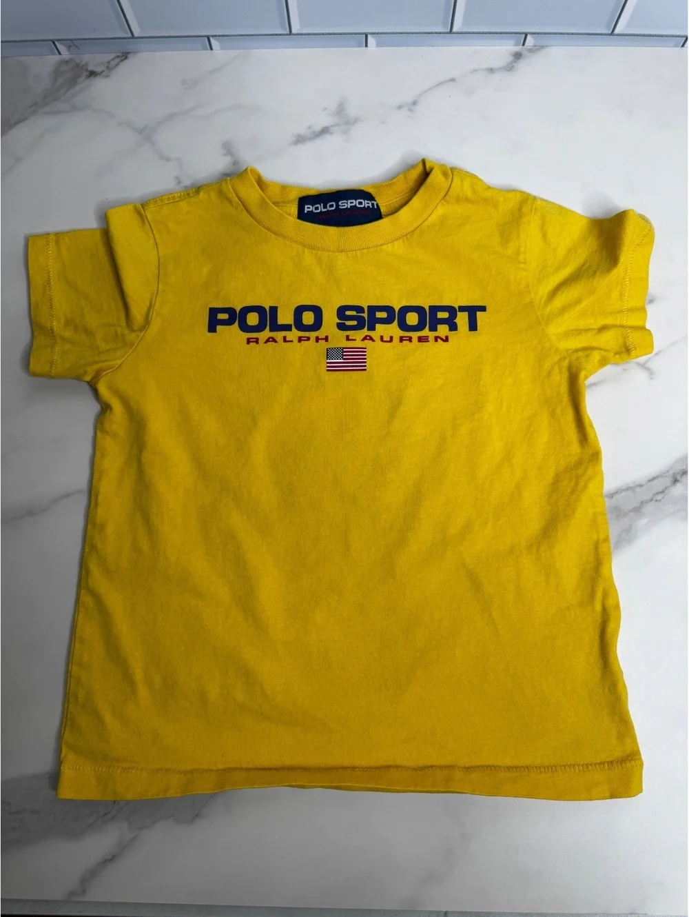 Polo Sport Ralph Lauren Shirt Kids Large Crewneck Short Sleeve Graphic Tee